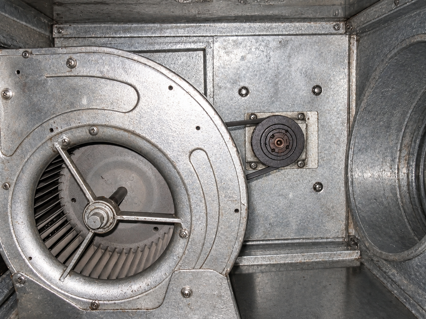 Extracteur et turbine après nettoyage
