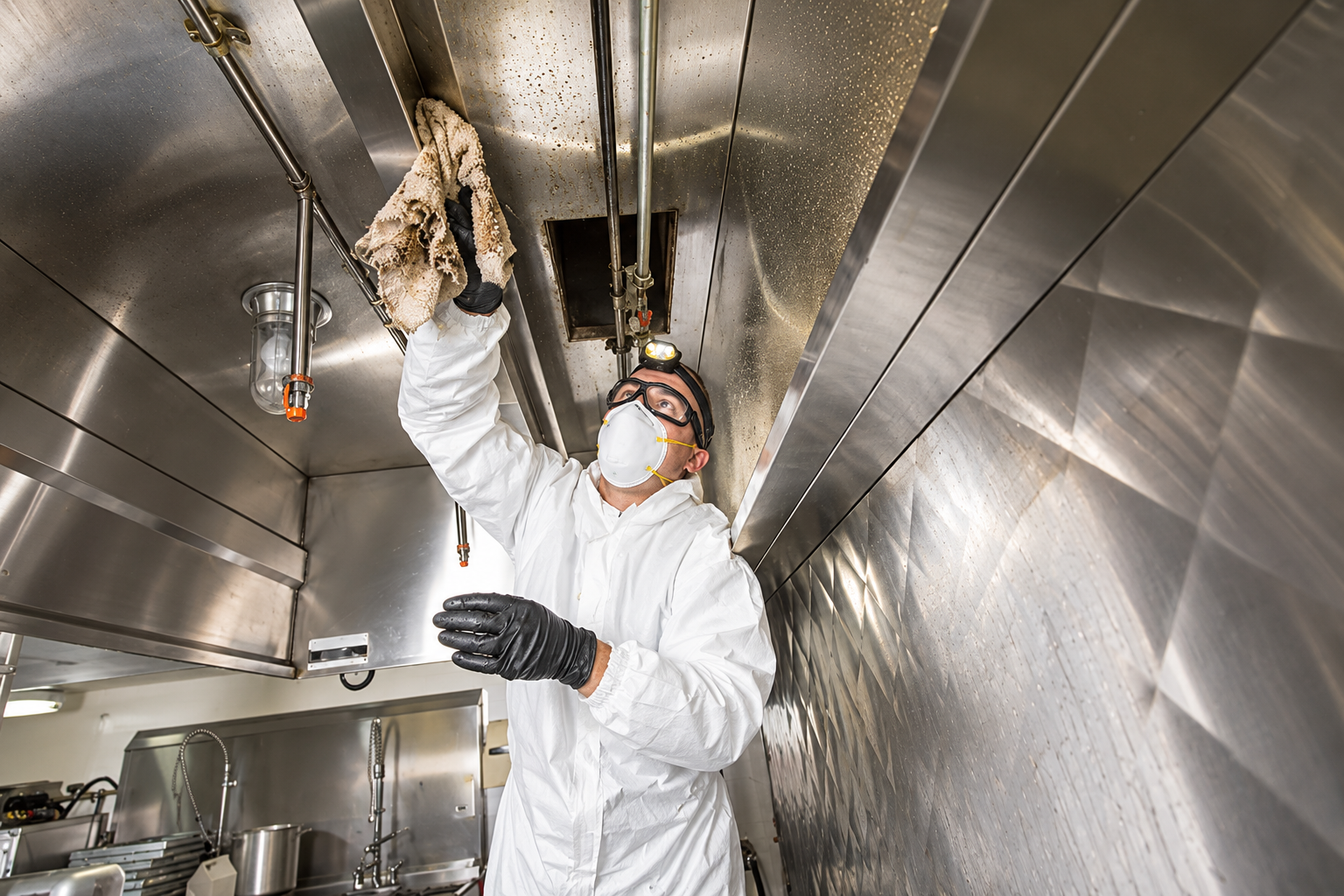 Extracteur de cuisine professionnelle